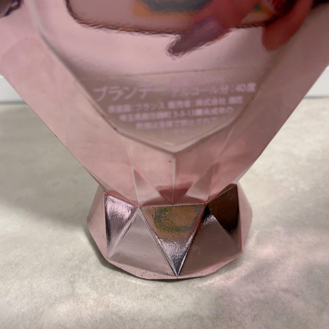 シェイプハートクリスタル 500mlブランデー 箱無し シェイプハート