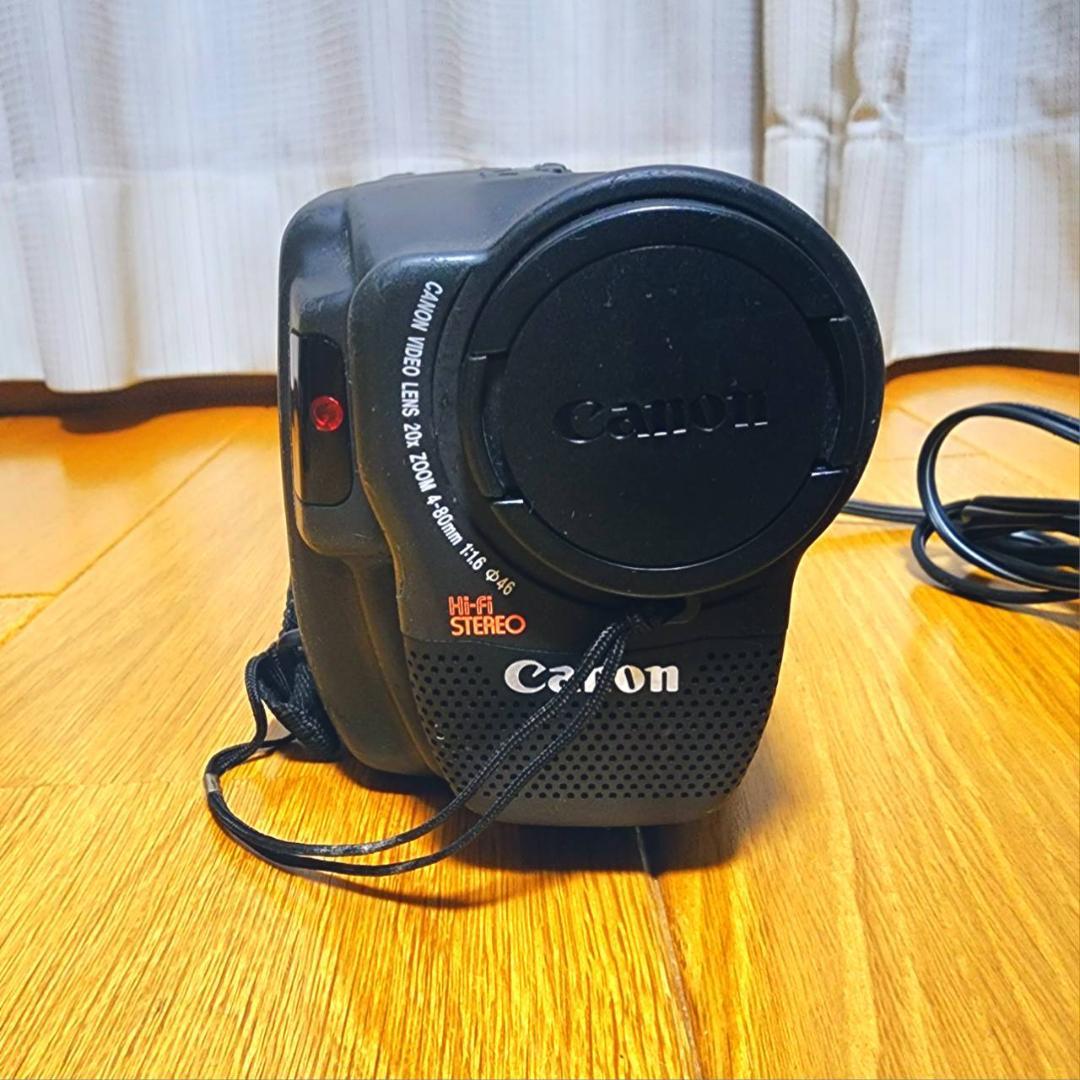 【動作確認済】希少 Canon 高画質 Hi8 ビデオカメラ ACアダプタセット