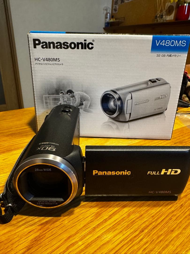 【美品】Panasonic HC-V480MS ビデオカメラセット【動作確認済】