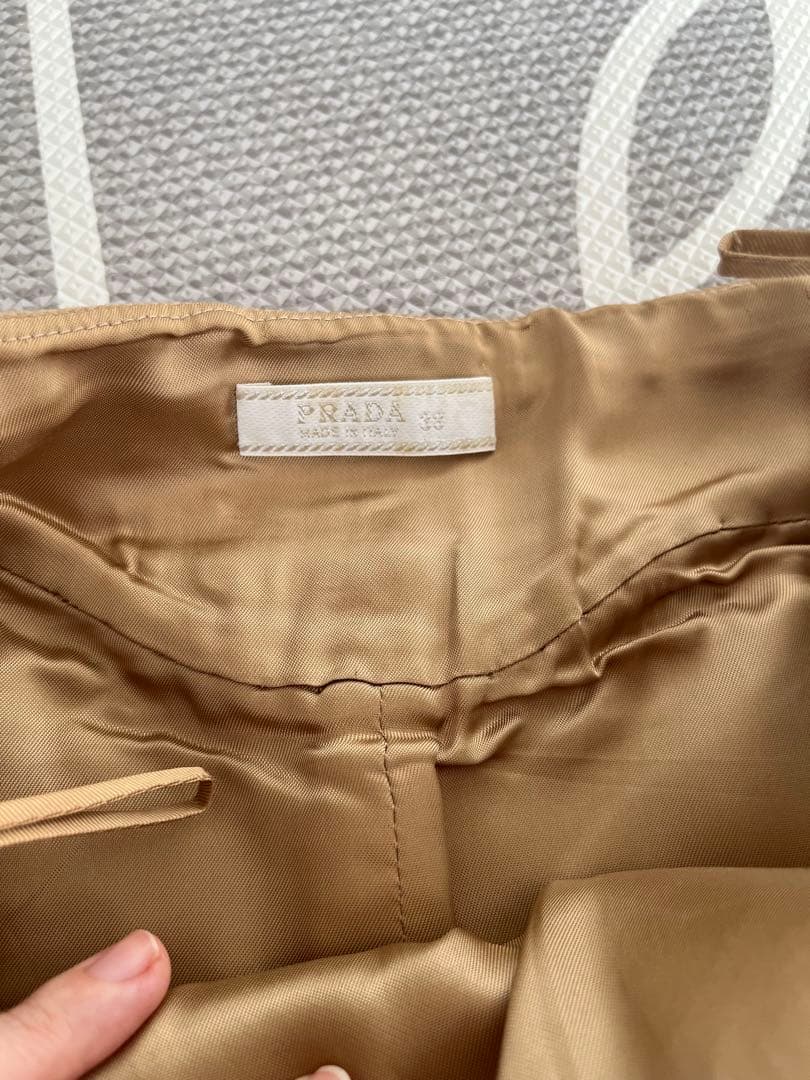 プラダ　スカート　キャメル　38 美品♡
