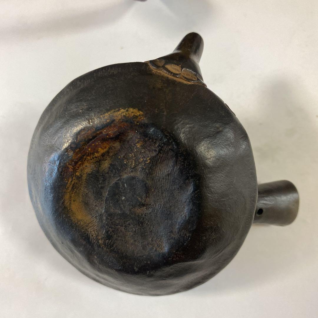 陶瓷器 明治期米谷造の急須 煎茶道具