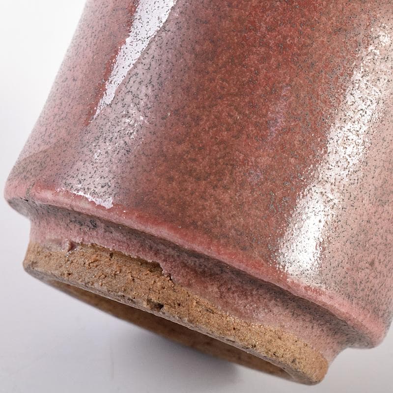 北大路魯山人作 辰砂釉 ぐい呑 盃 V R7678