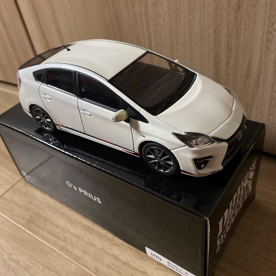 プリウスg's カラーサンプル ミニカー ホワイトパールクリスタル