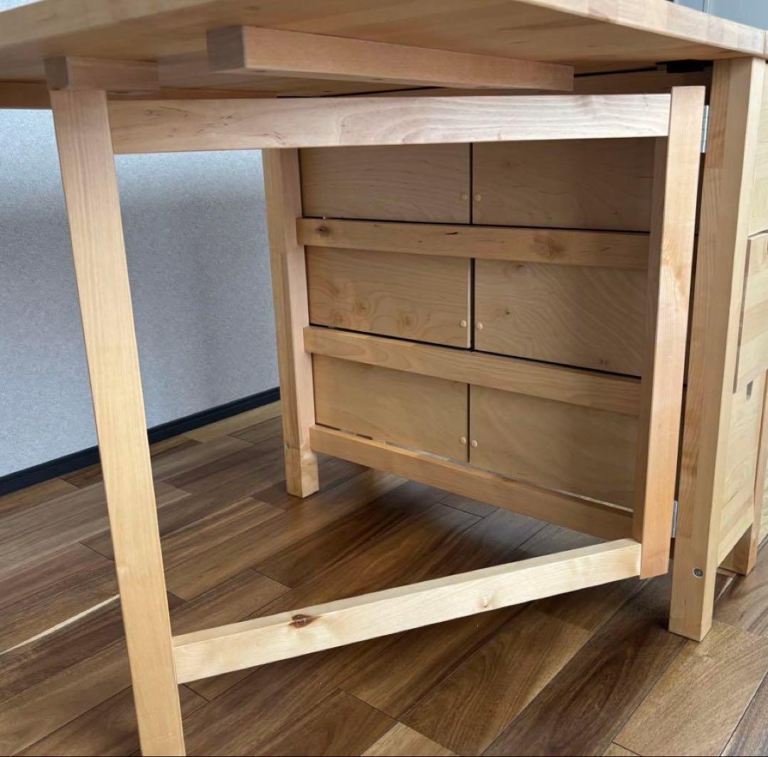 【専用】イケア(IKEA) ノールデン(NORDEN) ゲートレッグテーブル