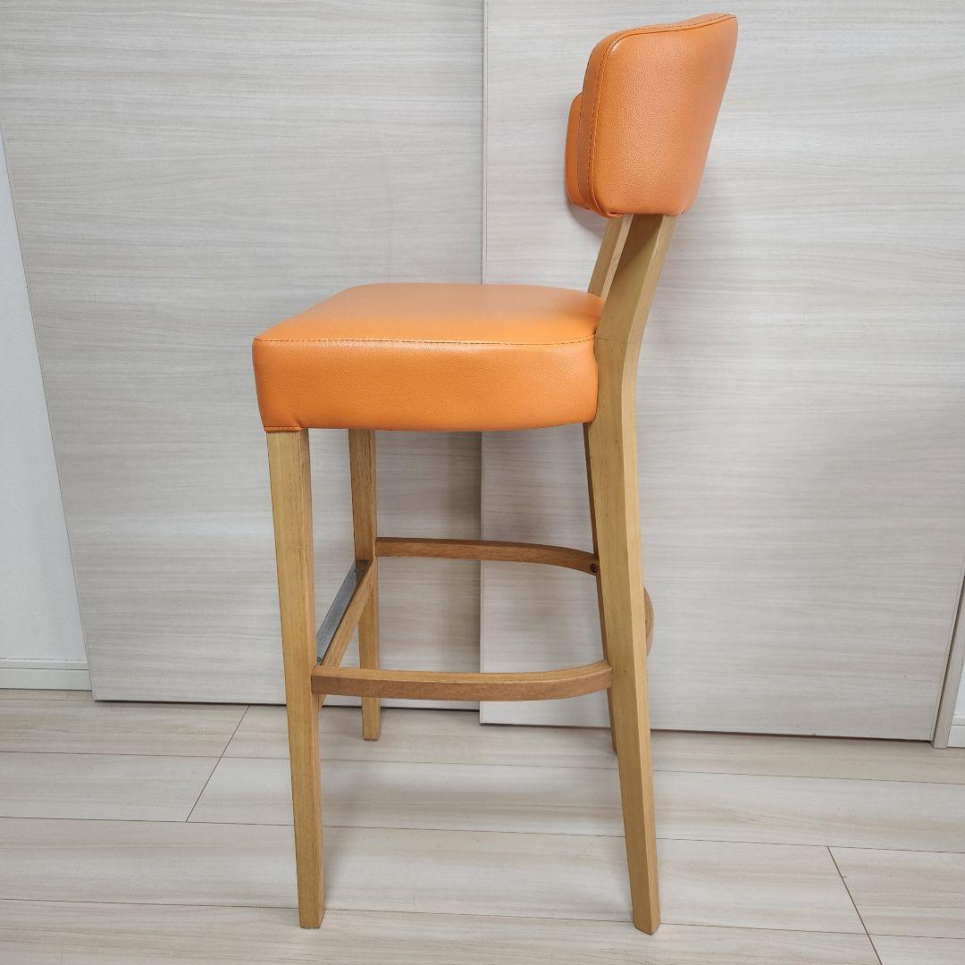 ①マニコカウンターB MANICO 背張 背もたれ付き カウンターチェア