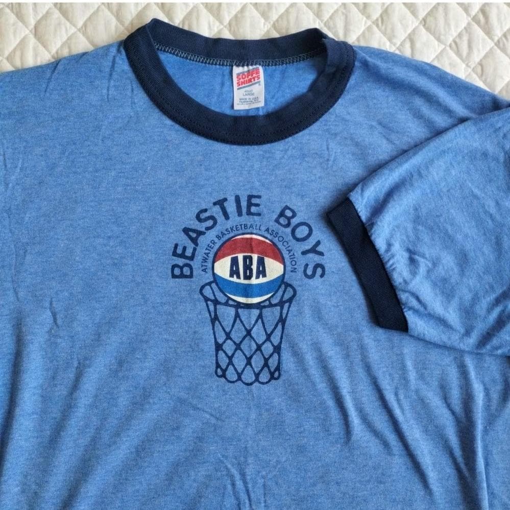 マ*ン様 BEASTIE BOYS バスケットボールABA ビンテージTシャツ