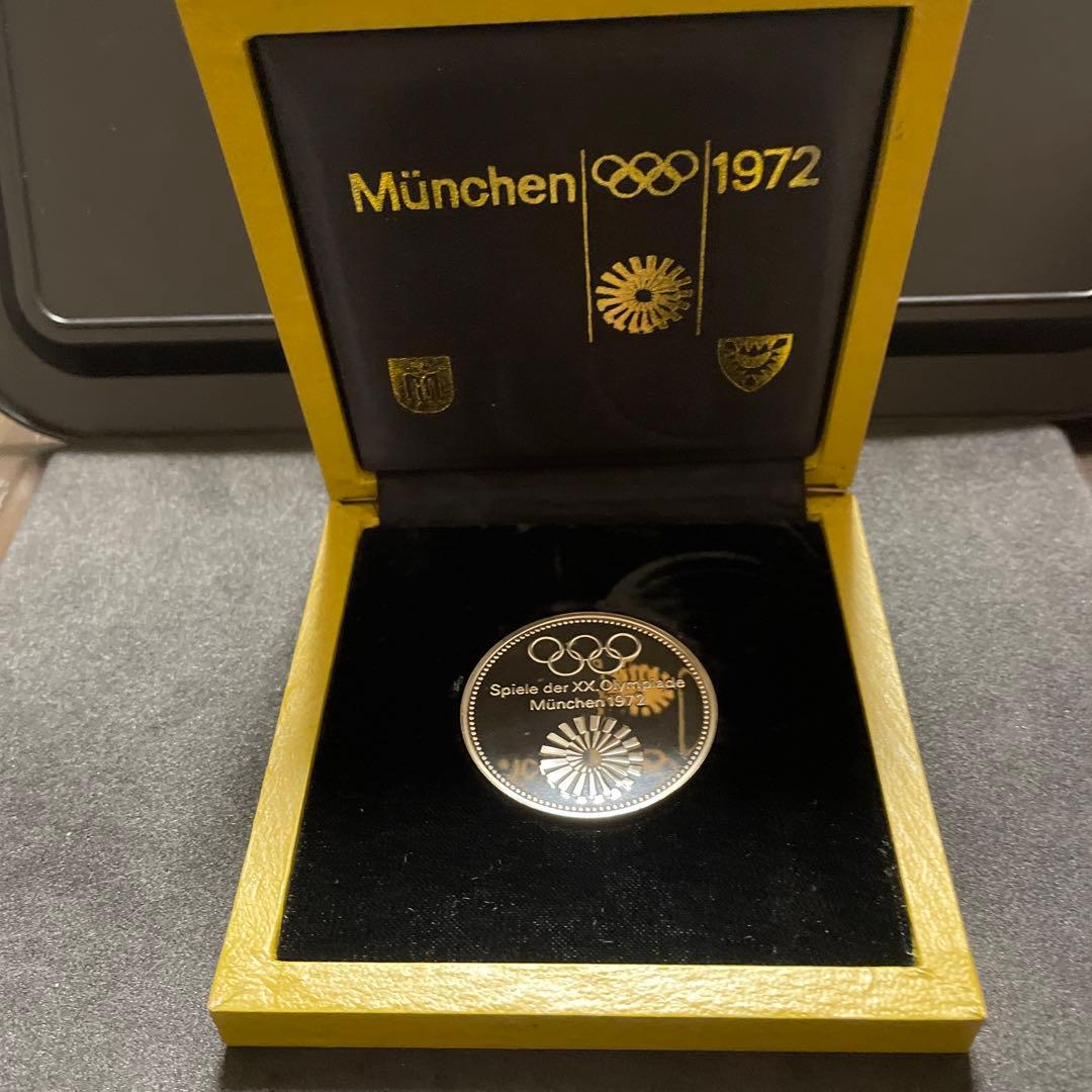 ミュンヘンオリンピック公式記念メダル 銀 - メルカリ