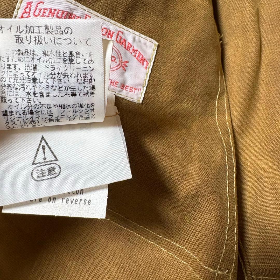 90s FILSON フィルソン USA製 620オイルドコットン ジャケットM