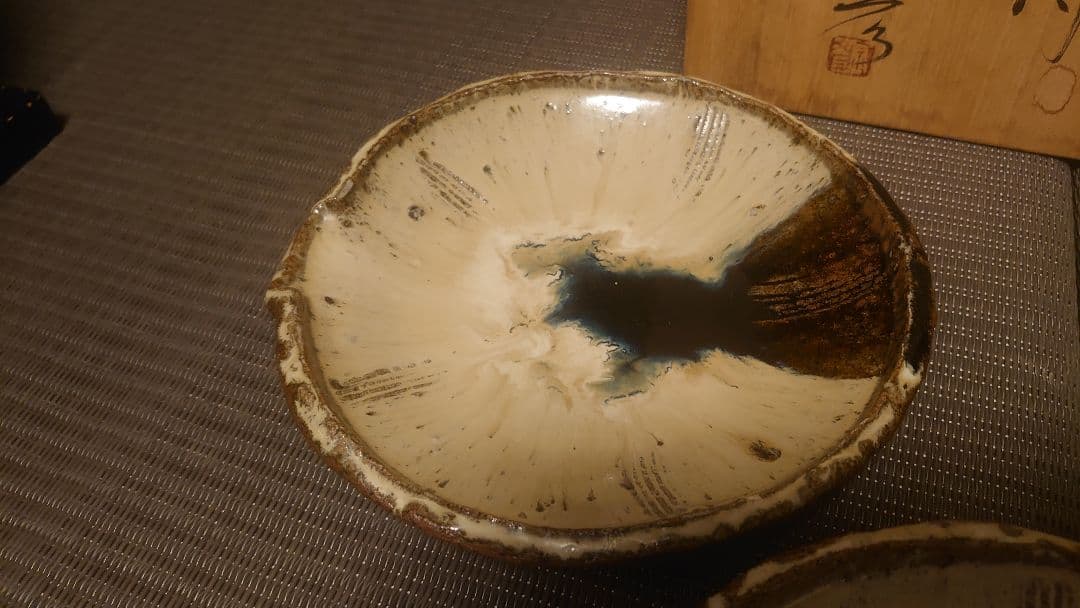 丸田宗彦 朝鮮唐津 摺鉢 向付5枚セット 共箱付き 唐津焼