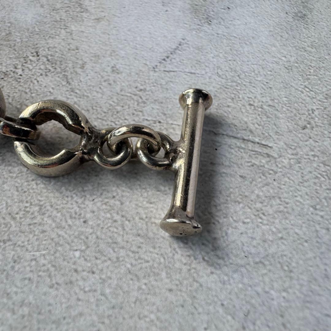 ヴィンテージ チェーンリンクブレスレット シルバー925 メキシコ製