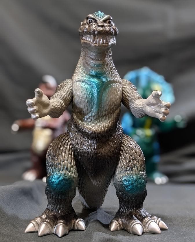 初ゴジラ＆ゴメス＆ジラース（やまなや怪獣郷）ソフビフィギュア３体セット