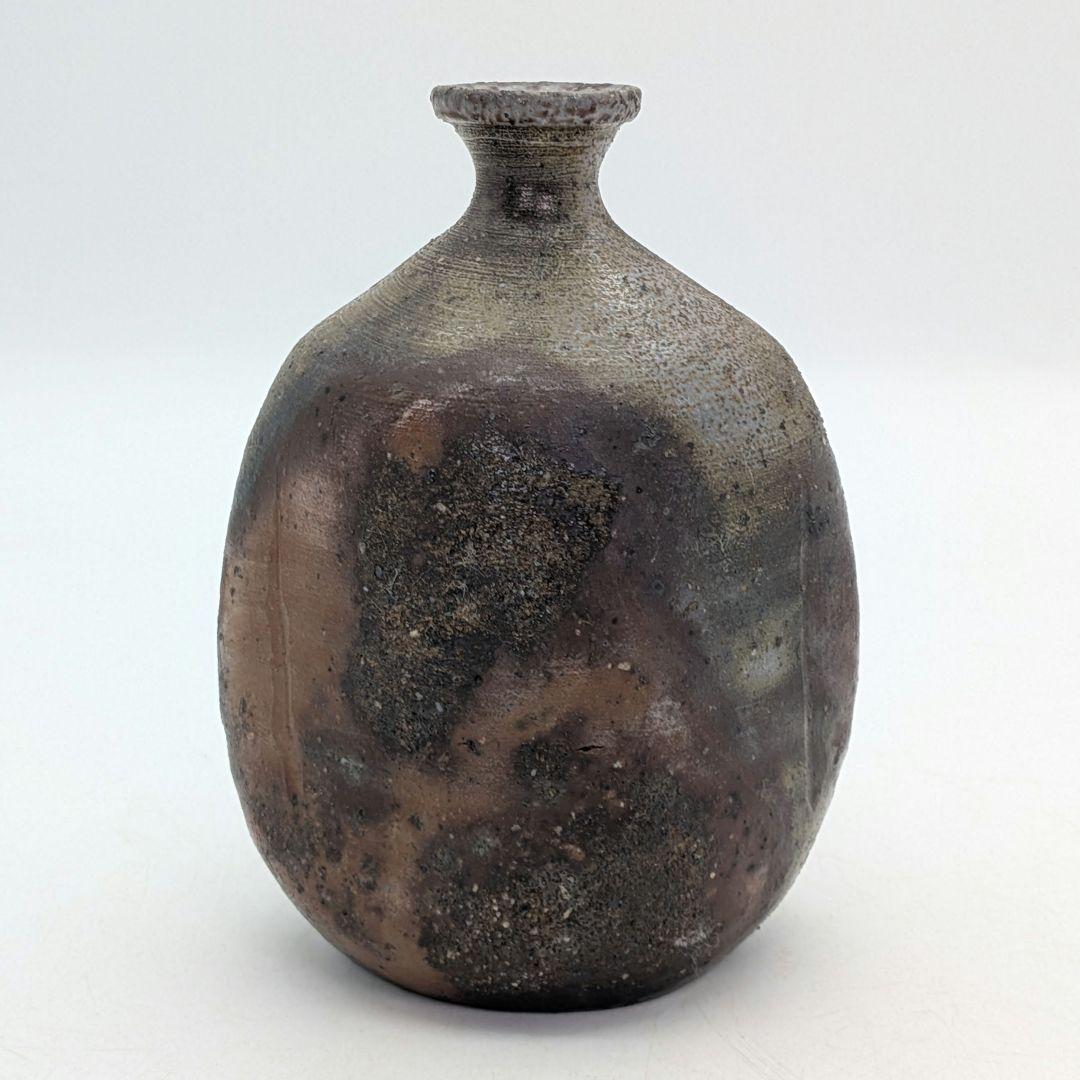 森宝山 備前焼 徳利 共箱合布 とっくり 酒器 食器 花器 一輪挿し花入