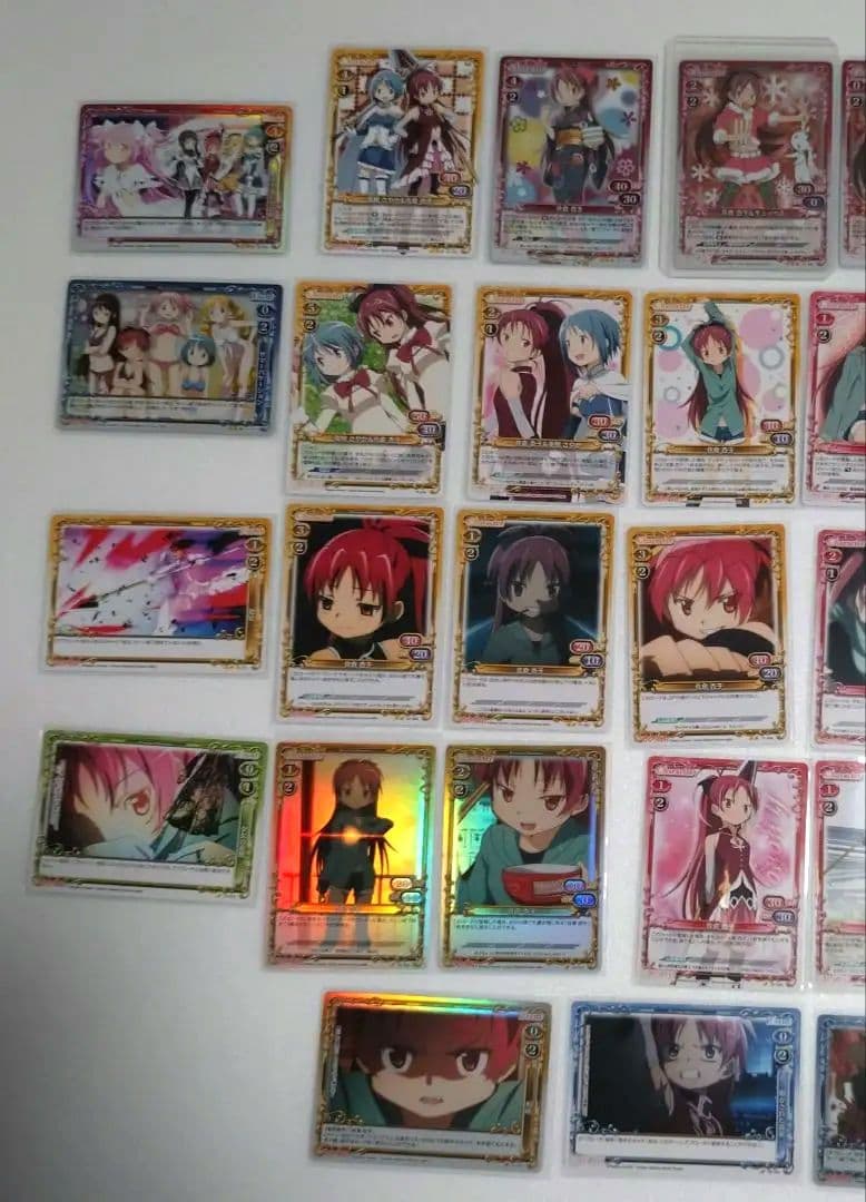 未使用　佐倉杏子　プレシャスメモリーズ　カードセット　まどかマギカ まどマギ