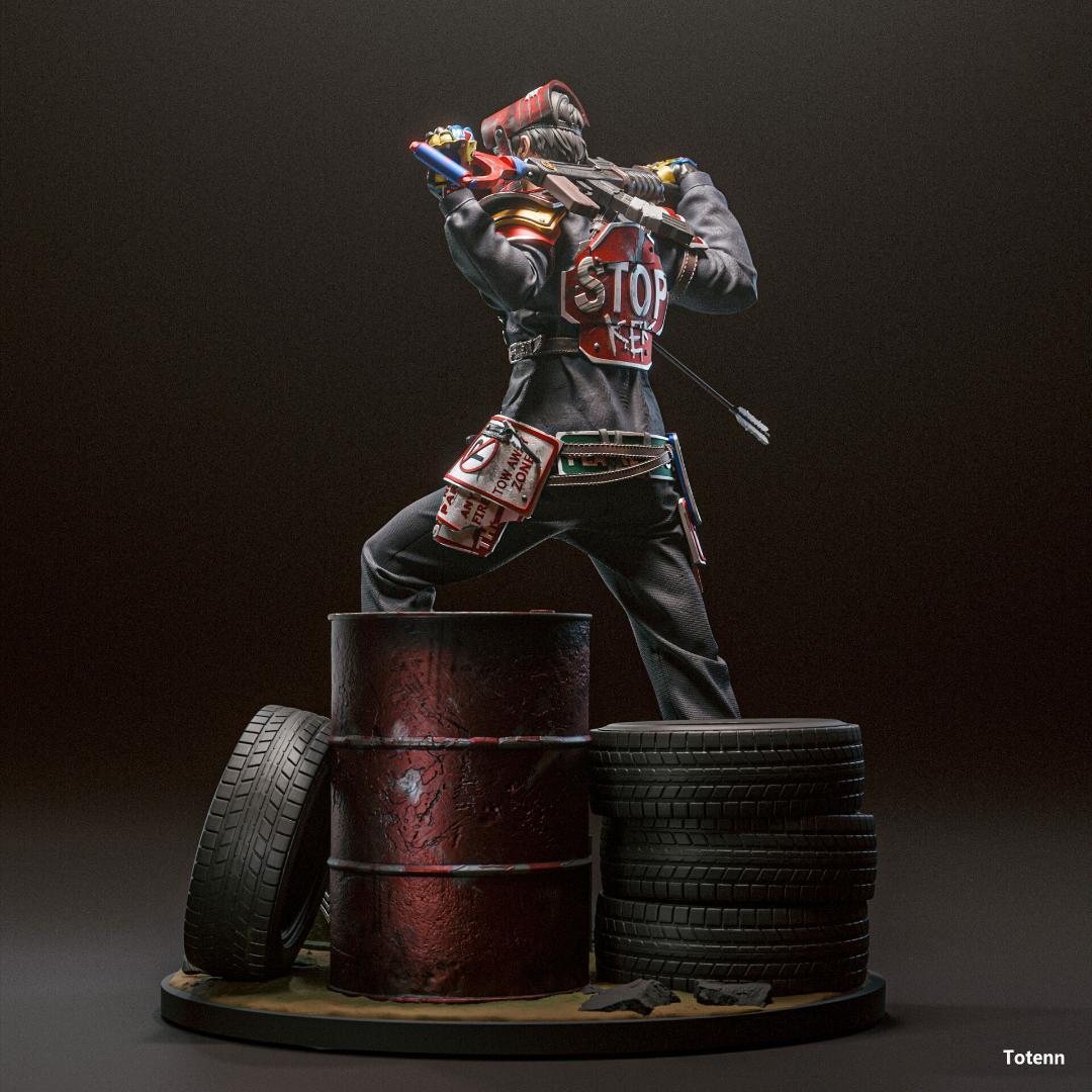 1/8　未塗装 未組立　【 サバイバー RUST 】フィギュア　ガレージキット