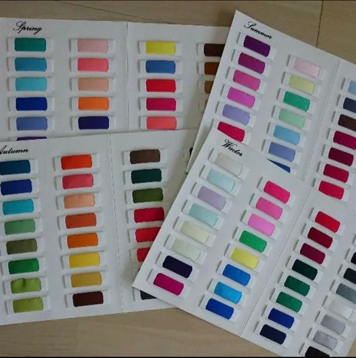 パーソナルカラー診断 ドレープ14色