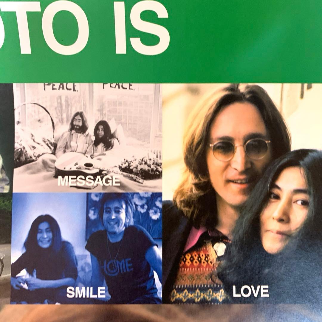 超希少 ジョンレノン＆オノヨーコ FUJIFILM 非売品ポスター 富士