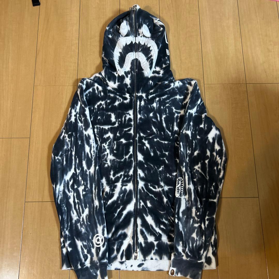 A BATHING APE ジップパーカー シャークパーカー S