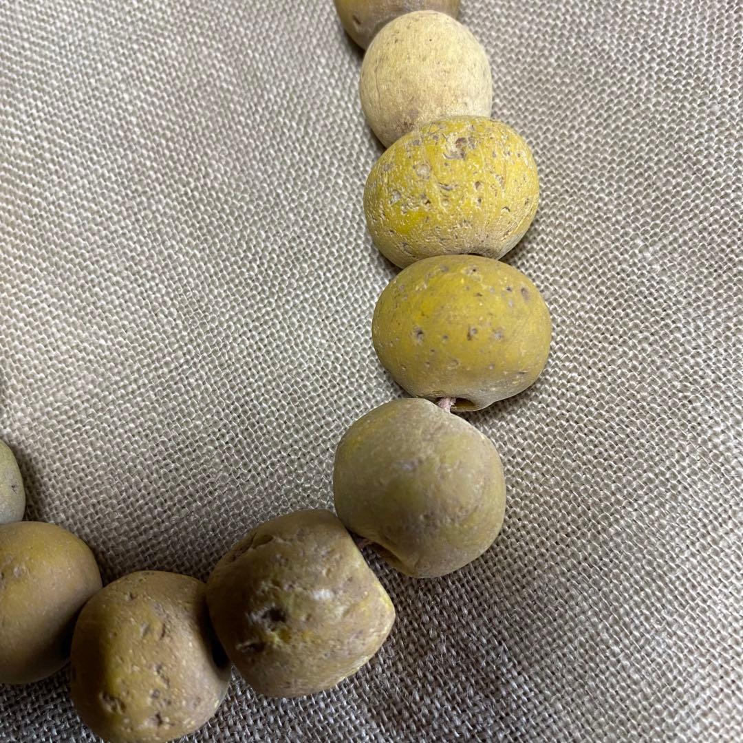 ジャワ島アンティークトンボ玉ネックレス