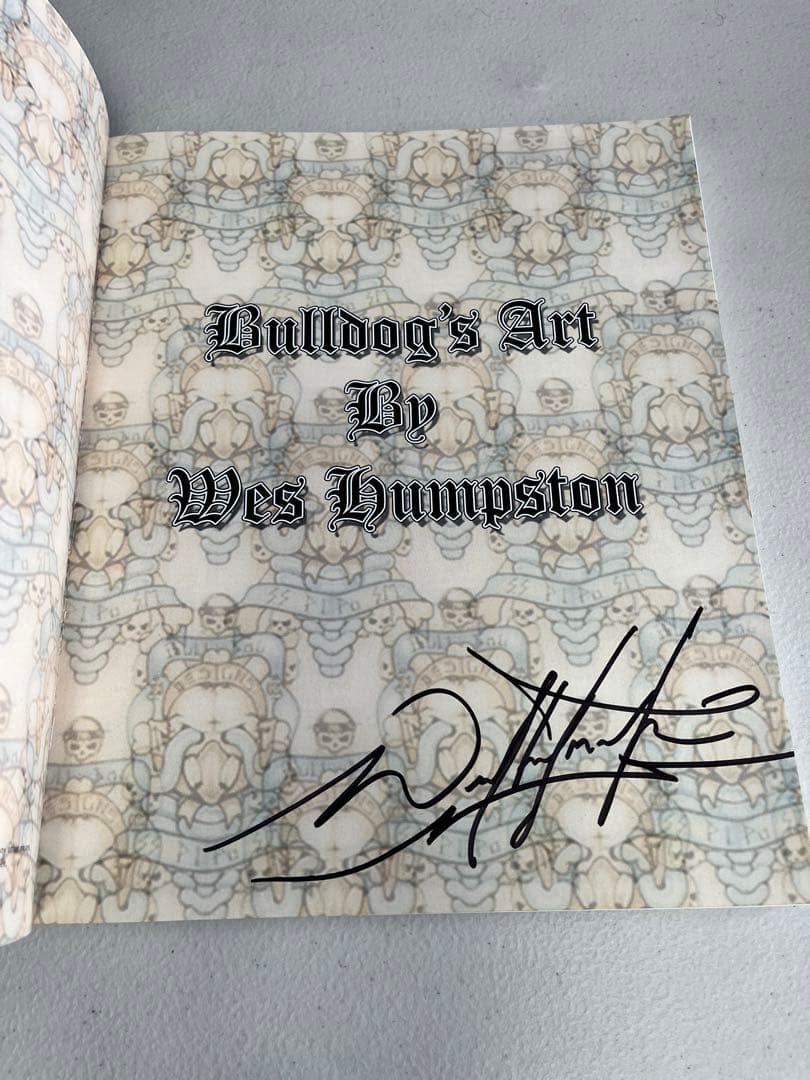 スケートボード BULLDOG ART BY WES HUMPSTON