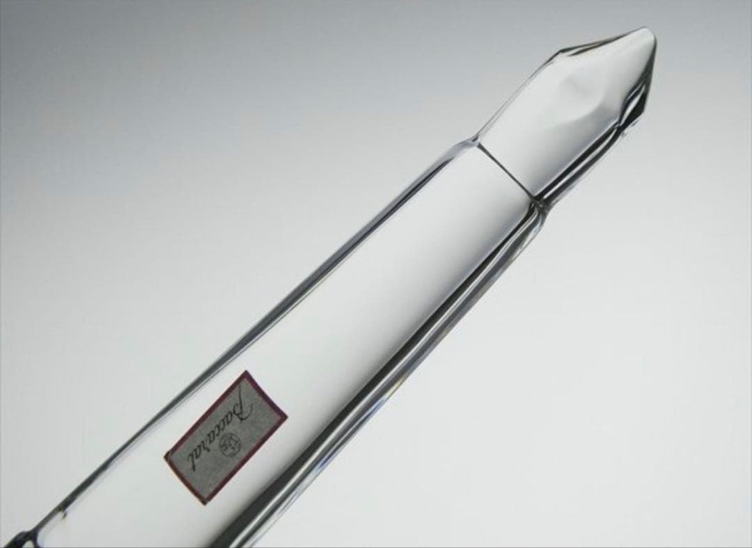 希少！バカラ クリスタル Baccarat 万年筆型 ペーパーウェイト