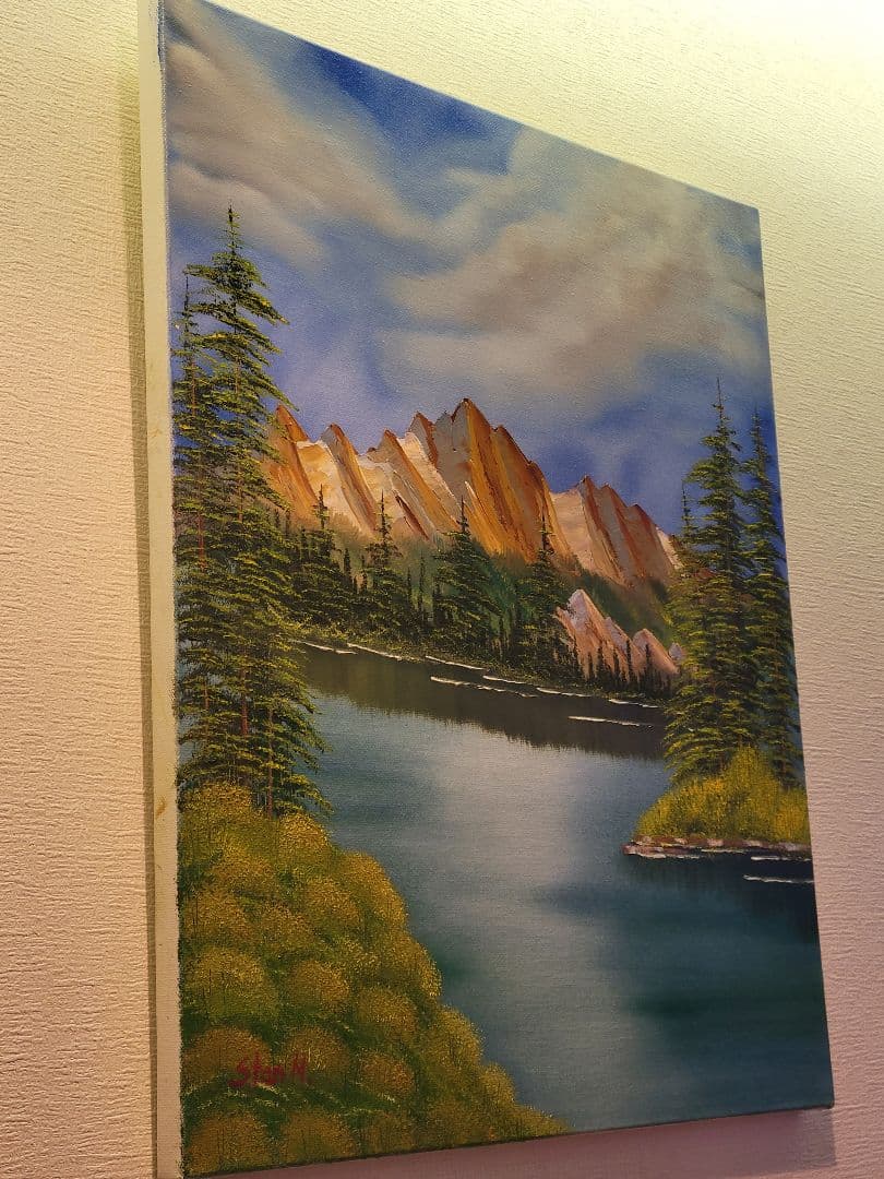 絵画 Brown Mountain