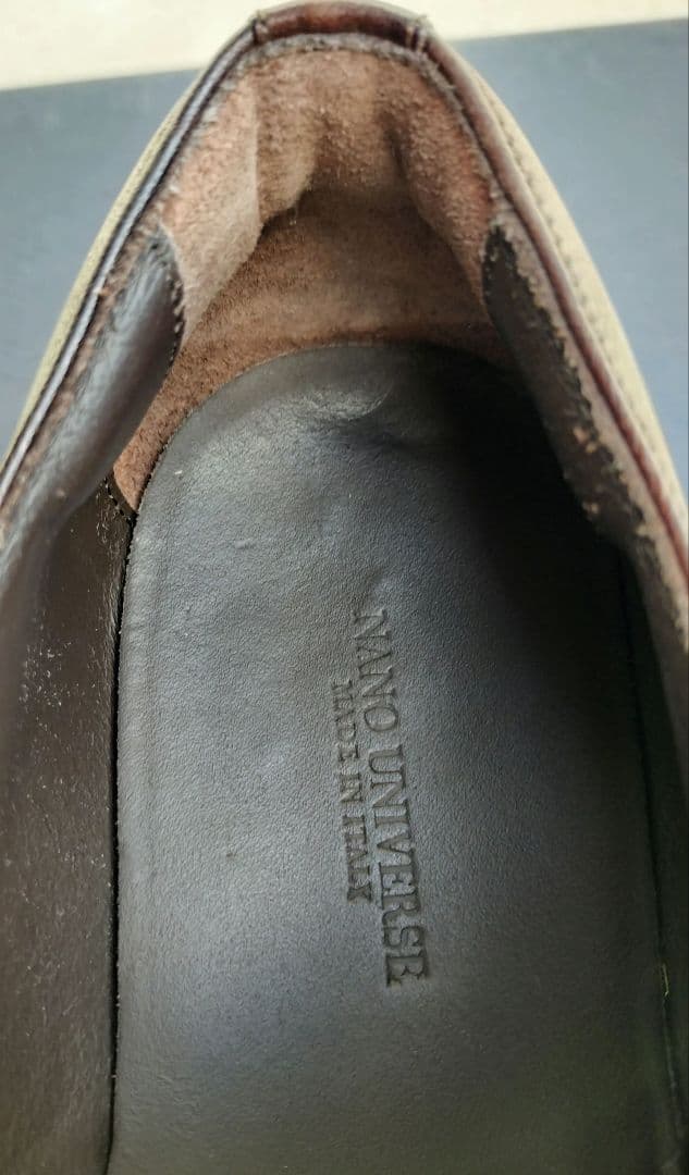 ナノユニバース Uチップ ダークブラウン 25.5cm