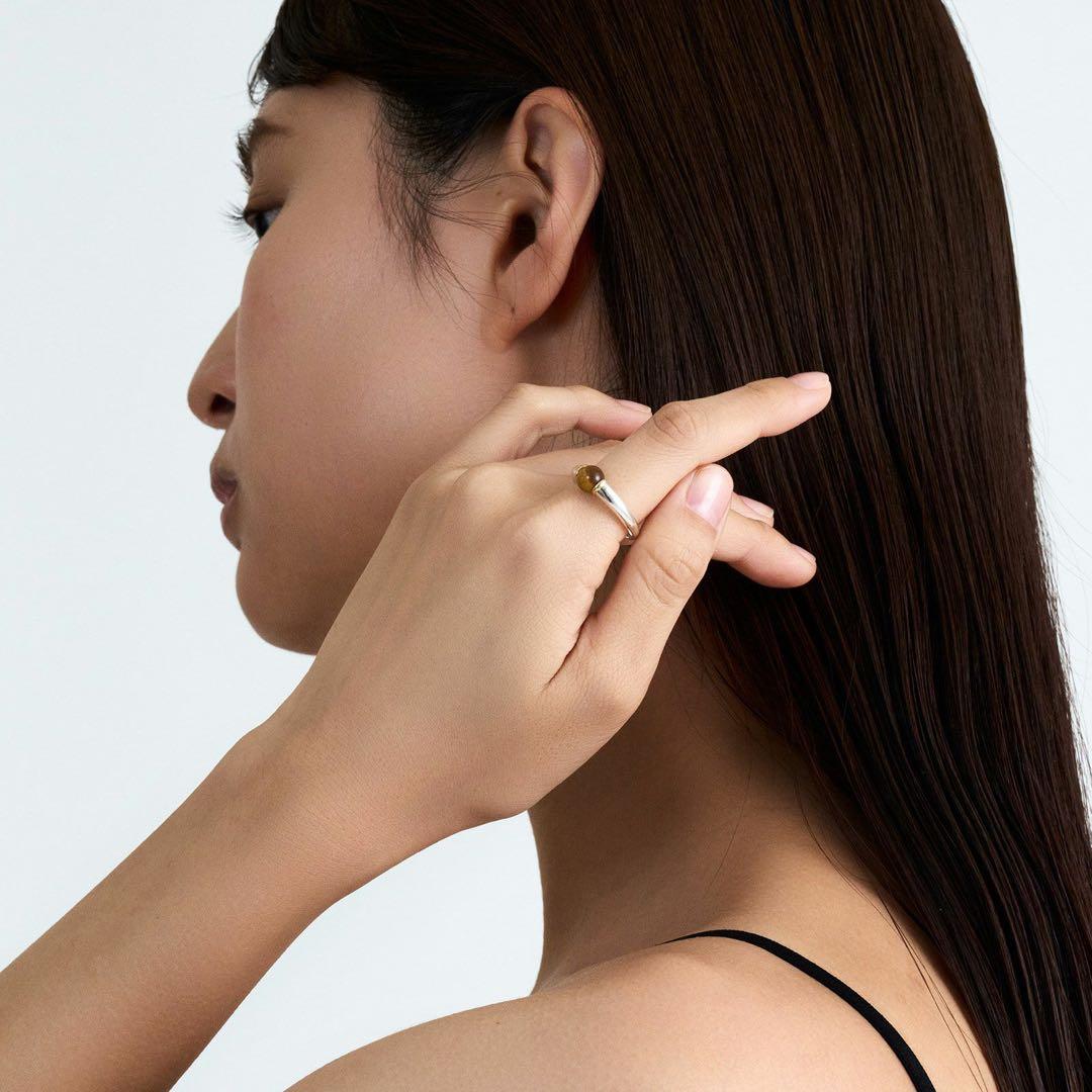 【GARNI】Baroque Ring BROWN 15号