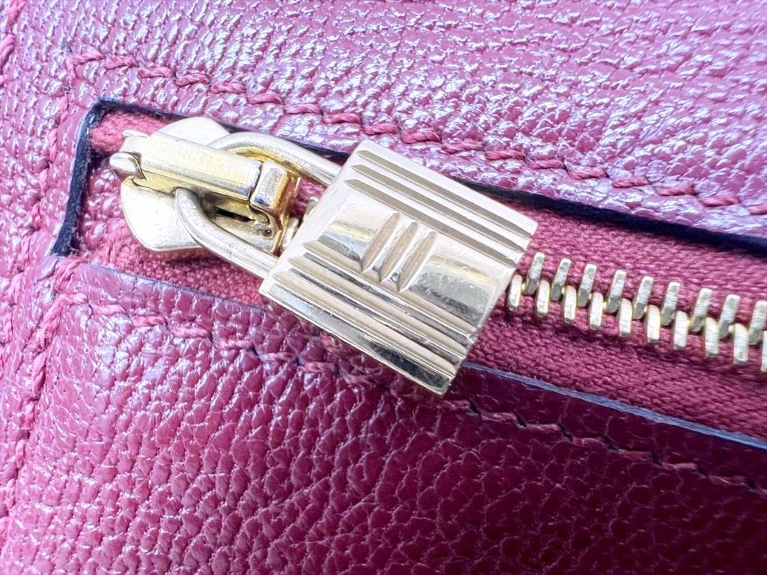 美品　HERMES　エルメス　ケリーポケット　シェーブル　Ｙ　財布　ケース