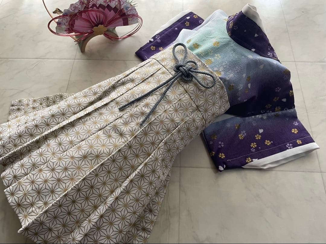 ラパパわんちゃんの袴の着物　男の子　女の子　計　２着 ラパパ様専用わんちゃんの袴の着物 男の子 女の子 計 2着