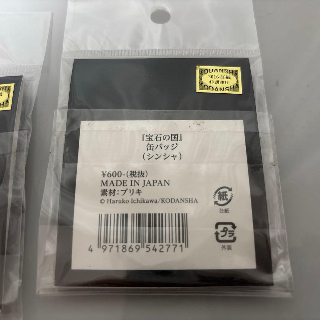 宝石の国 缶バッジ ヴィレッジヴァンガード限定5種セット