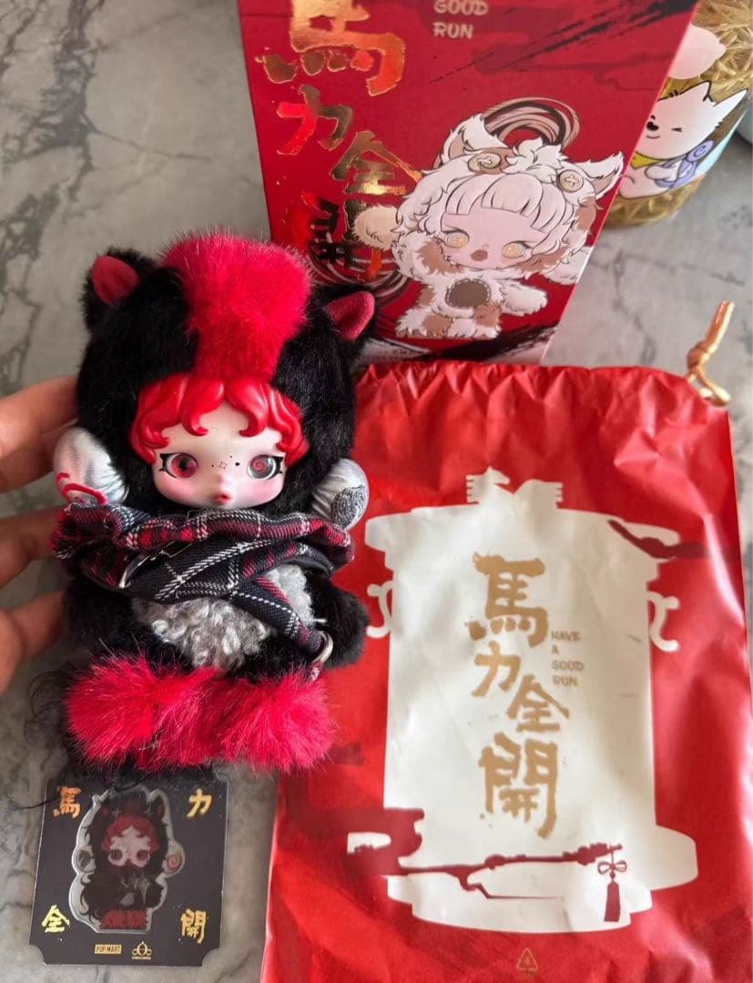 POPMART Have a Good Runシリーズスカルパンダ　シークレット