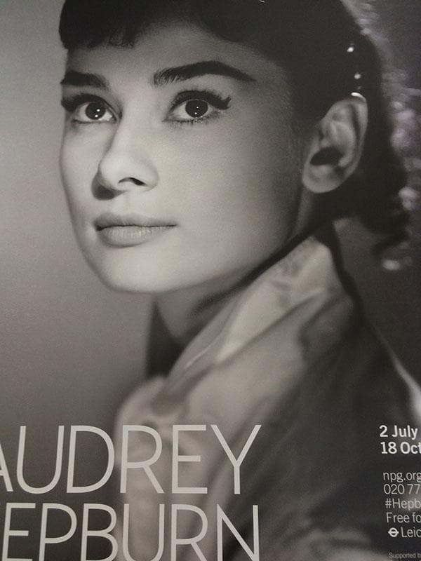 オードリーヘップバーン/エキシビジョンポスター/アートポスター