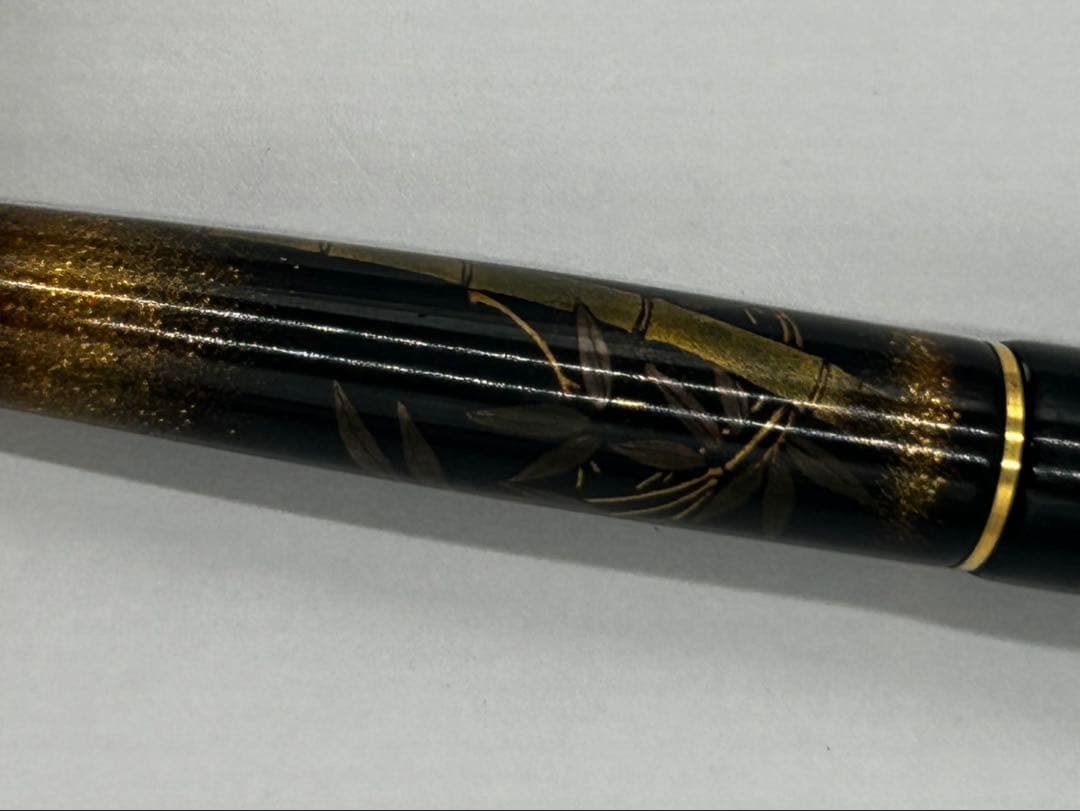 PILOT パイロット 万年筆 ビンテージ 蒔絵 『竹』 國光會 ペン先18Kの