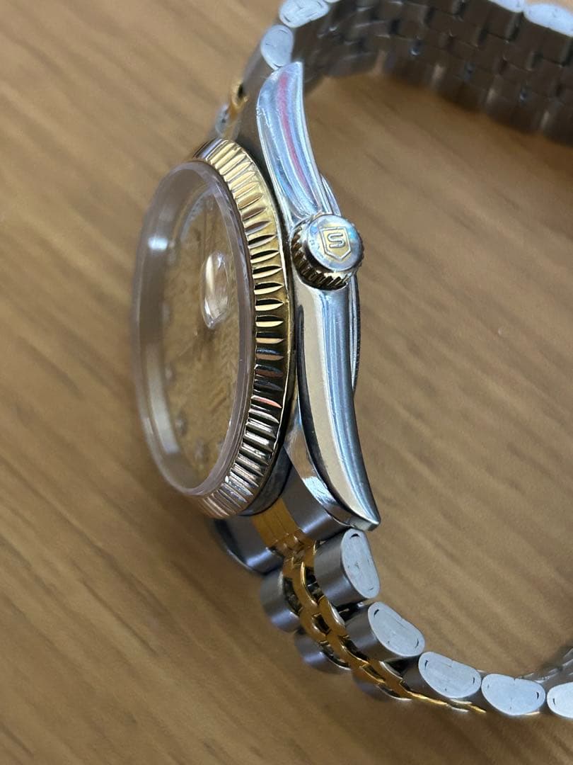 SANDOZ 自動巻き時計 デイデイト ETA2834-2