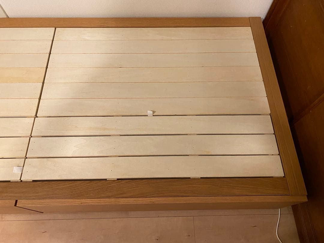 無料配送〜無印良品スモールベッド収納付unicoイームズLOWYAマニフレックス