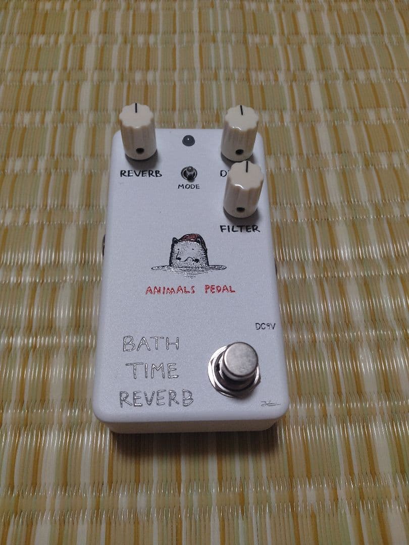 ギター Animals Pedal BATH TIME REVERB Animals Pedal Custom Illustrated 030 BATH TIME REVERB by /BATH