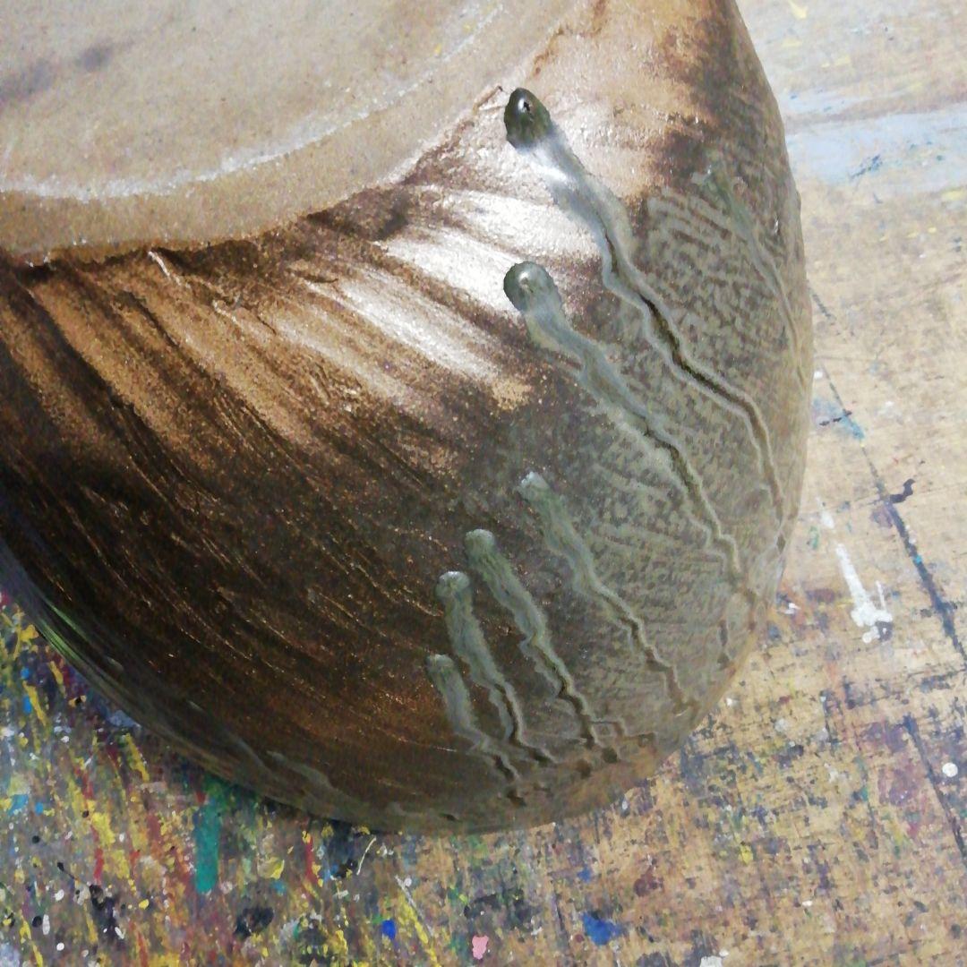 花瓶、メダカ入れ、陶器、壺、アート、インテリア、置物、芸術、骨董、盆栽鉢