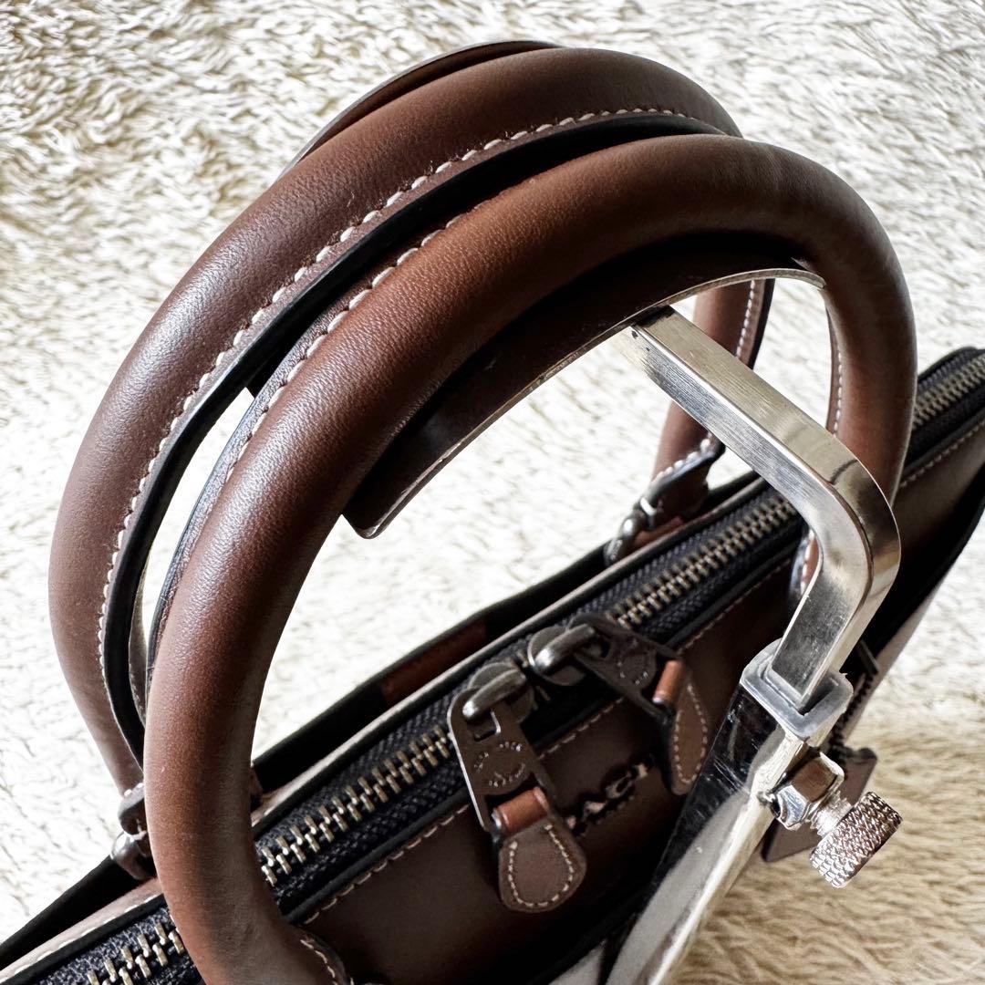 コーチ　ベケット　ポートフォリオ　スリム　ブリーフ　ビジネスバッグ　2way