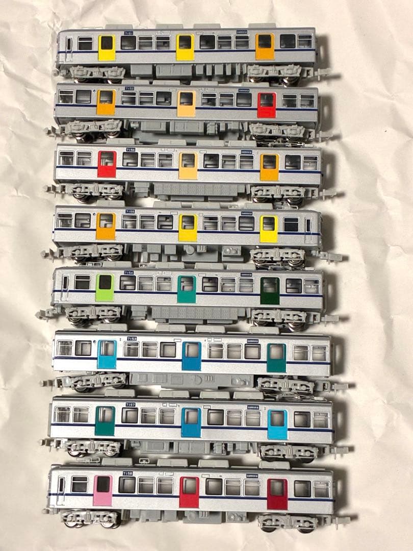 B*d様 北総開発鉄道7150形8両　マイクロエース ライト点灯動力動作確認済