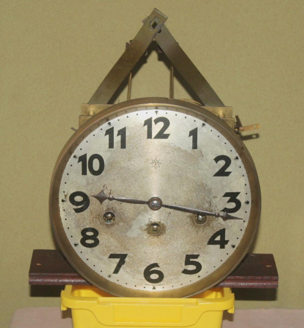 可動品　ユンハンス　ウエストミンスター　柱時計　チャイム