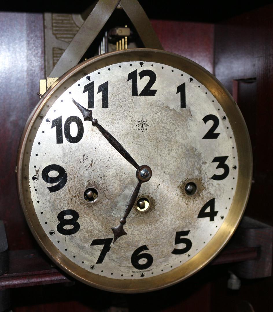 可動品　ユンハンス　ウエストミンスター　柱時計　チャイム