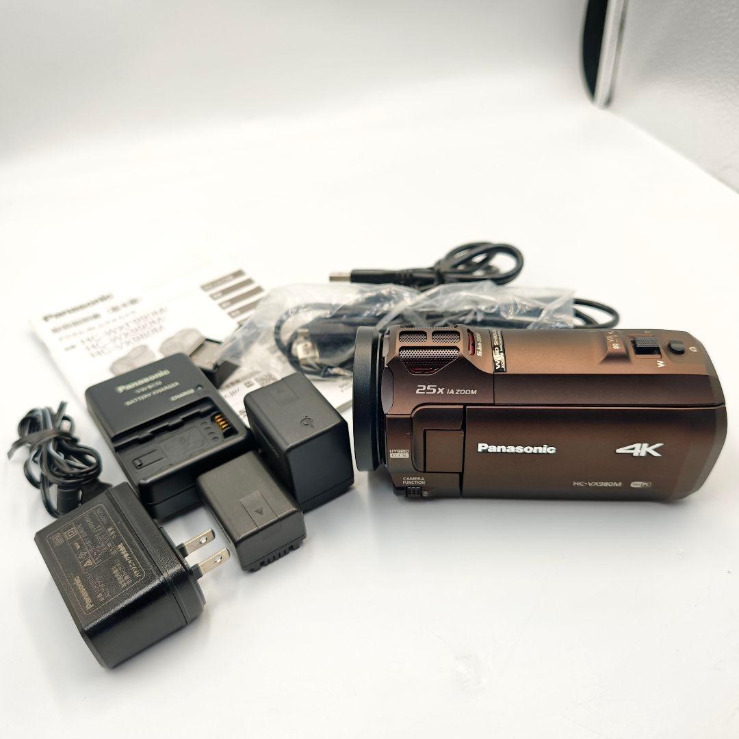 【ほぼ未使用】Panasonicデジタル4Kビデオカメラ HC-VX980M