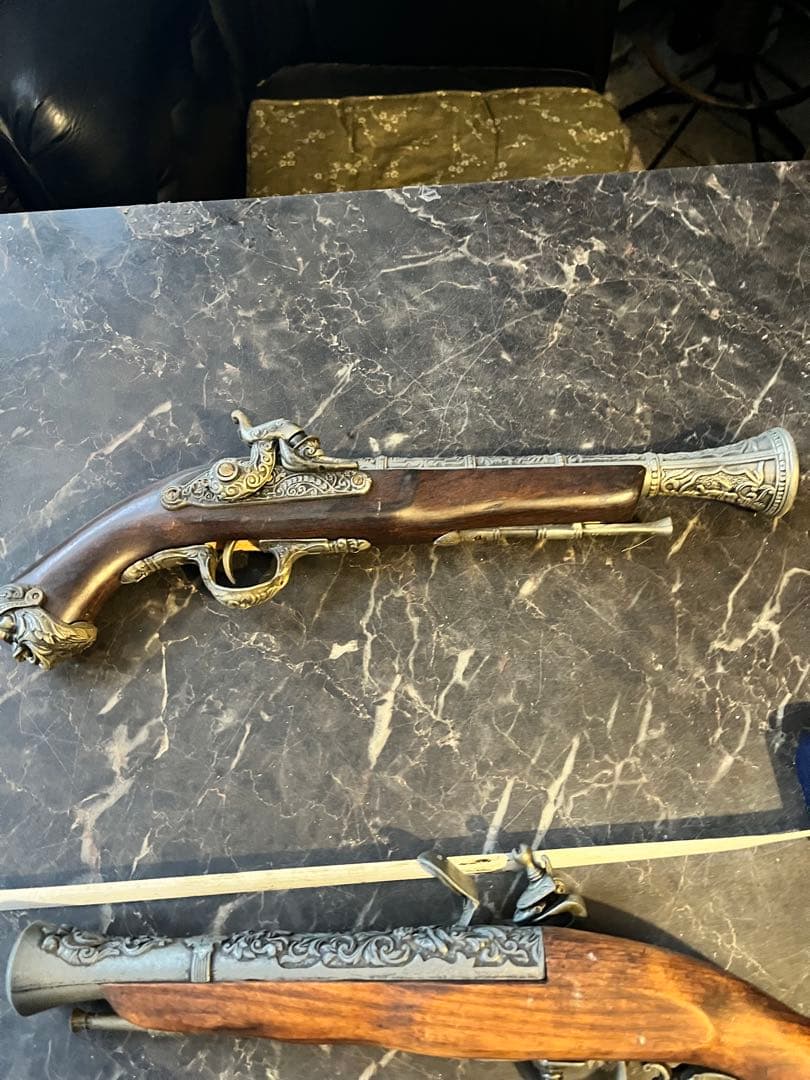 西洋火縄銃装飾銃古式銃 パイレーツカリビアン ジャックバロウ レプリカ銃 玩具