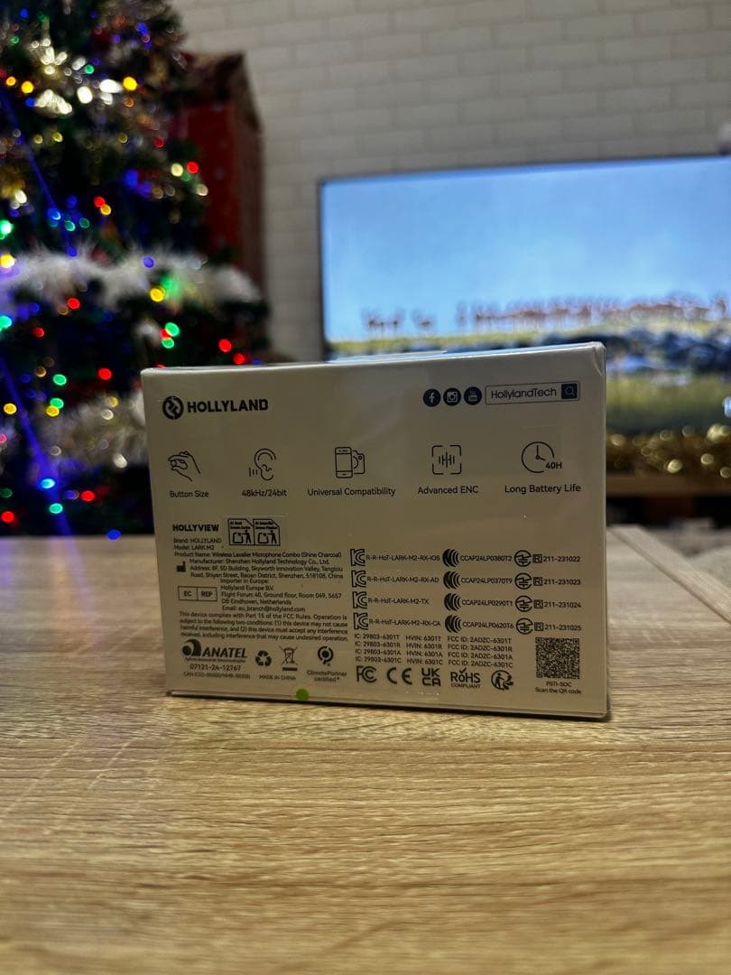 Hollyland LARK M2 ワイヤレスラベリアマイク