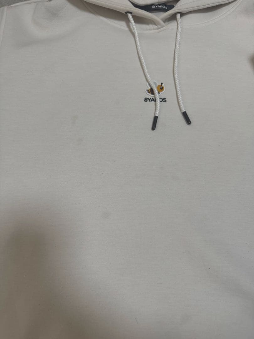 8YARDS 8ヤーズ ホワイト パーカー Laidback Hoodie 4G