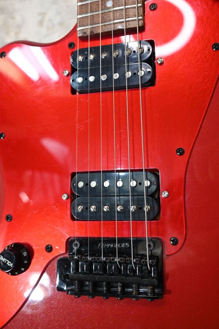 【レフティ】FERNANDES JG-45 Jaguar ジャガー 赤 Red