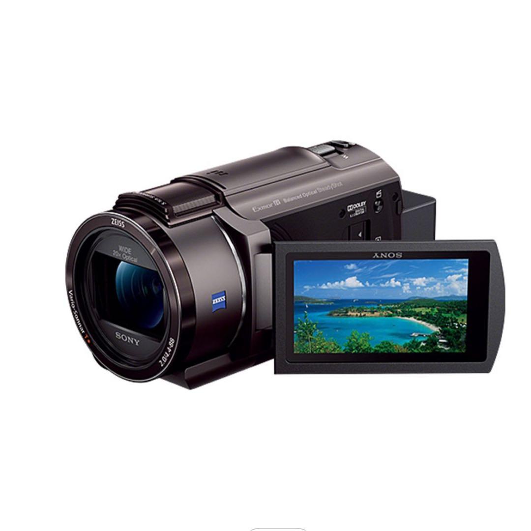 【新品】SONY FDR-AX45A 4K ビデオカメラ本体(ブロンズブラウン)