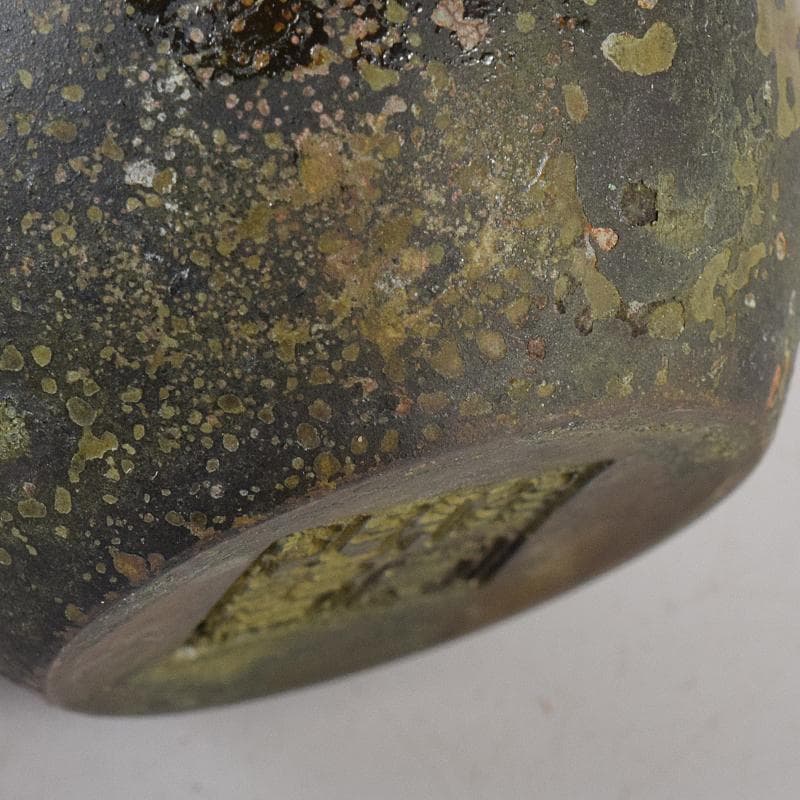 中国 古銅宣徳銅 雅賞幽香銘 小壷 N 8527E