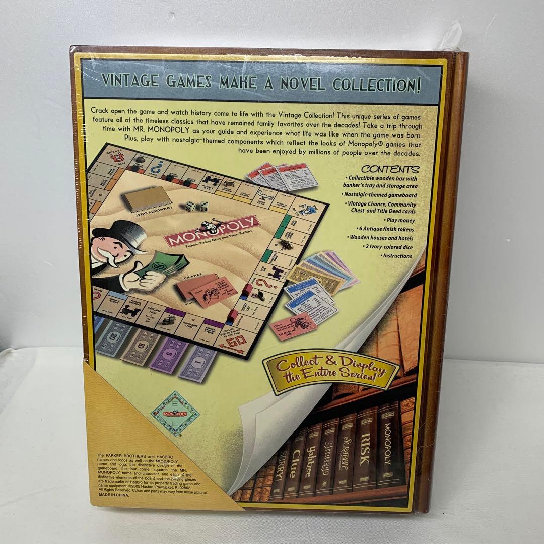 希少　モノポリー　米国版　ボードゲーム　木箱入り　パーカーブラザーズ
