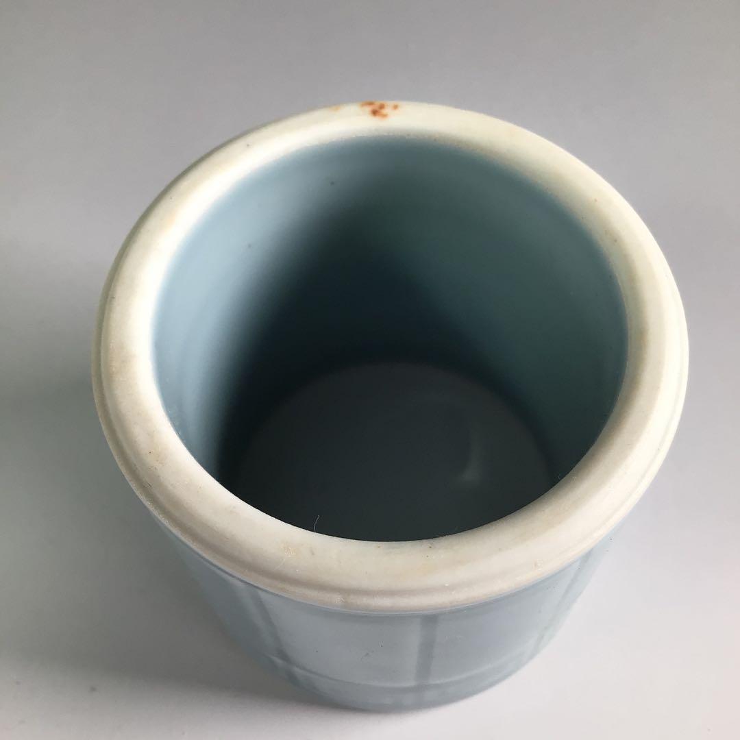 Ｒ３８１　皆具　『加藤鍇次郎造』『青磁皆具』　共箱　茶道具